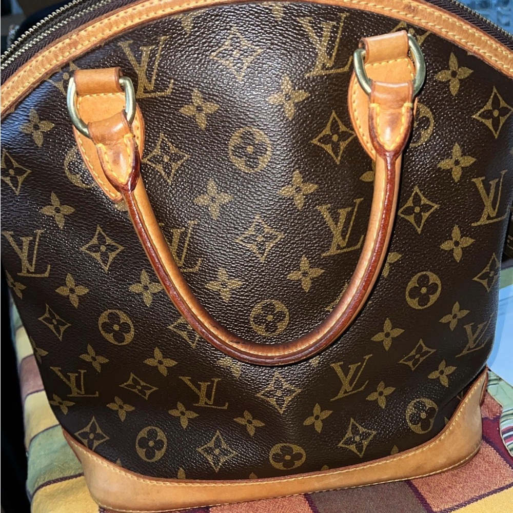 Louis Vuitton Lockit Brown Monogram Shoulder Bag - Picture 2 of 9